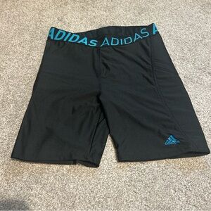 Girls Adidas Softball Sliding Shorts Black Athletic Shorts XL 14-16 NWOT